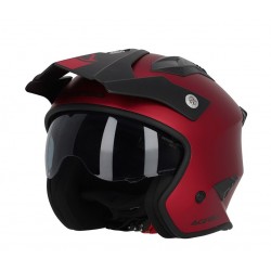 Acerbis Κράνος  Jet Aria Metallic ECE 22.06 25937.110 κόκκινο